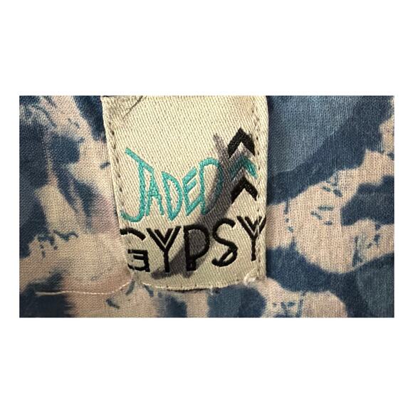 Jaded Gypsy "All Ears" Gypsy Sak sleeveless button-up top boho one size - Picture 3 of 5